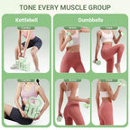 Verstellbares Kurzhantel & Kettlebell Set 4-in-1 – bis 5 kg, für Frauen & Home Gym | Thryvo Fitness