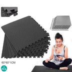 EVA Puzzlematte 60x60cm – Rutschfeste Gymnastikmatte für Home Gym, Yoga & Kinderzimmer | Thryvo Fitness