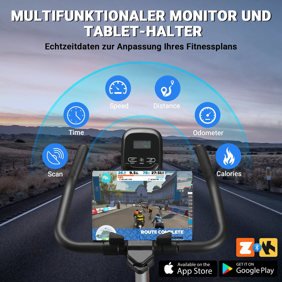 Wenoker Heimtrainer mit App & LCD – Magnetwiderstand, bis 160 kg | Thryvo Fitness
