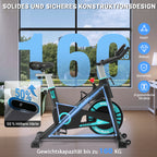 Wenoker Heimtrainer mit App & LCD – Magnetwiderstand, bis 160 kg | Thryvo Fitness