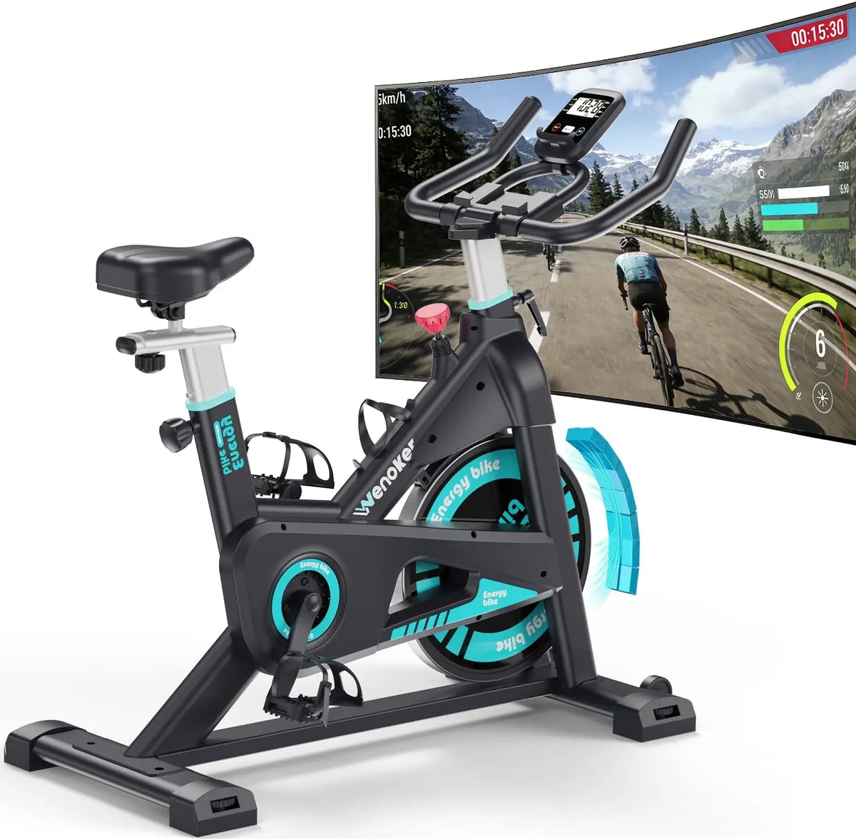 Wenoker Heimtrainer mit App & LCD – Magnetwiderstand, bis 160 kg | Thryvo Fitness