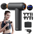 Faszienpistole 99 Stufen – 8 Aufsätze, LED-Display, 6.800 rpm, Type-C | Thryvo Fitness