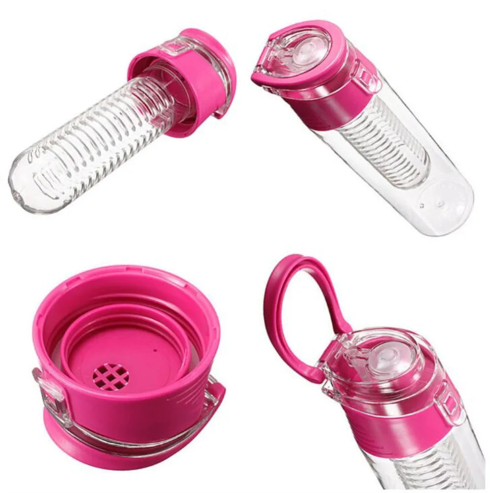 700ml Früchte Infuser Trinkflasche – BPA-frei, mit Teefilter, für Zitronen, Camping & Sport | Thryvo Fitness