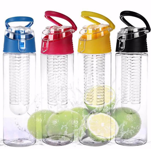 700ml Früchte Infuser Trinkflasche – BPA-frei, mit Teefilter, für Zitronen, Camping & Sport | Thryvo Fitness
