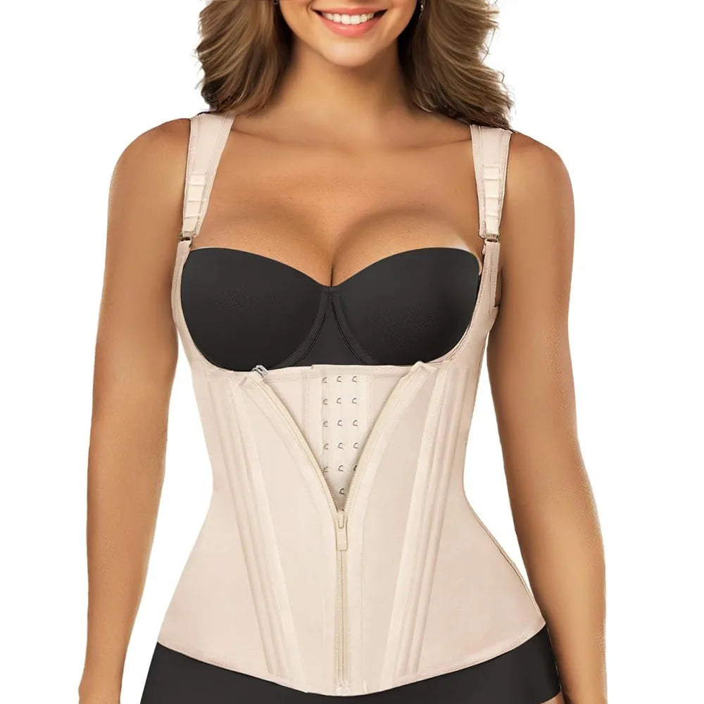 Taillenkorsett – Waist Trainer für Damen mit Stahlstäben
