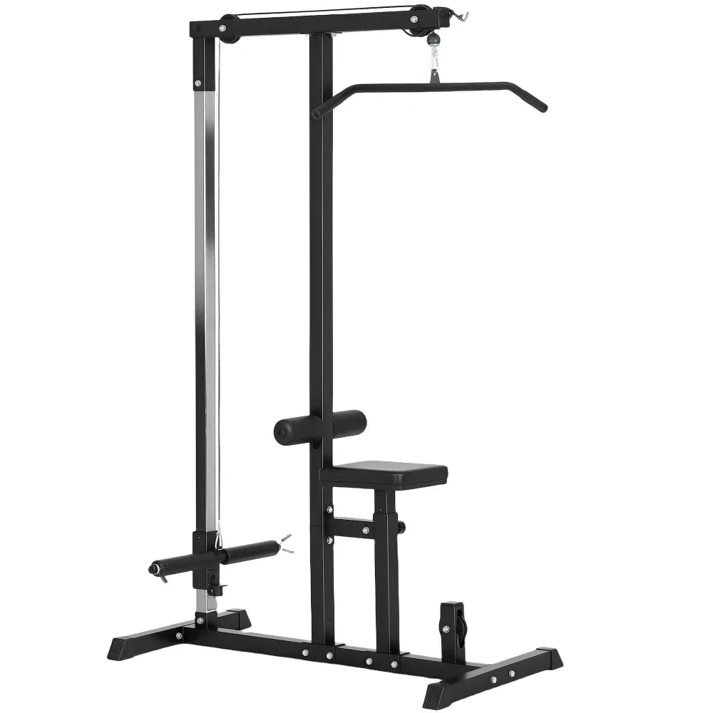 Multifunktionale Kraftstation mit Seilzug & verstellbarem Sitz – bis 60 kg | Thryvo Fitness