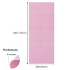 Yogamatte 4 mm – EVA, rutschfest, 173 x 61 cm, Yoga, Pilates & Fitness | Thryvo Fitness
