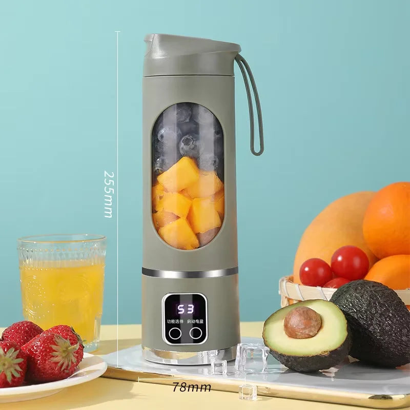 Mini Mixer USB – Tragbarer Smoothie Blender für Saft, Shakes & Protein Drinks | Thryvo Fitness