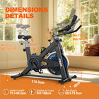 MettleMatic Ergometer 300W – 4-fach verstellbar, RPM-Display, bis 150 kg | Thryvo Fitness
