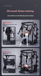 Multifunktionale Smith Machine – Power Cage für kommerzielles & Home Gym | Thryvo Fitness