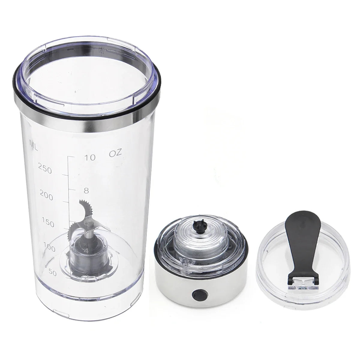 250ml Elektrischer Mini Protein Shaker – USB oder Batterie, BPA-frei, für Gym, Reisen & Kaffee | Thryvo Fitness