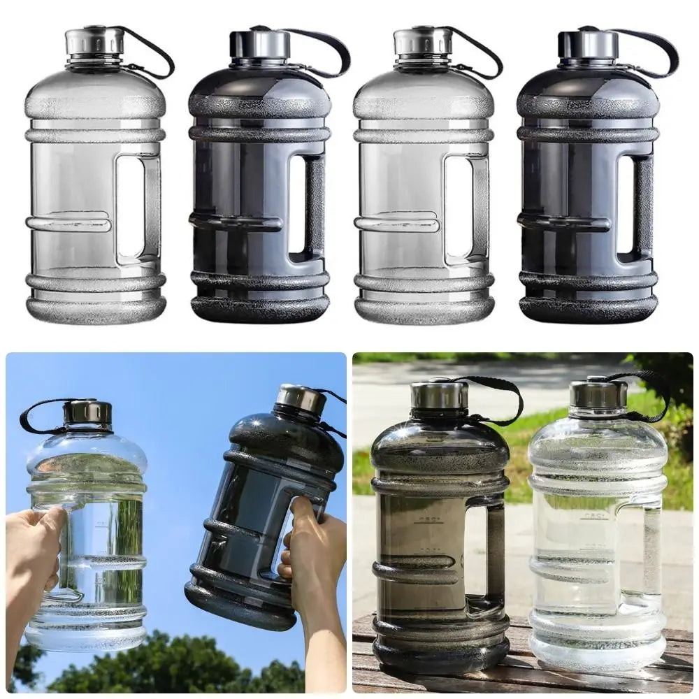 2L Gallon Trinkflasche PETG – Großkapazität mit Tragegriff, Zeitmarkierung & BPA-frei | Thryvo Fitness