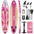 Sowm Pink Aufblasbares SUP Board 335×86×15 cm – bis 185 kg, All-Round, Komplett-Set | Thryvo Fitness