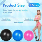 Gymnastikball 55 / 75 cm – aufblasbar, verdickt, Yoga, Pilates & Balance | Thryvo Fitness