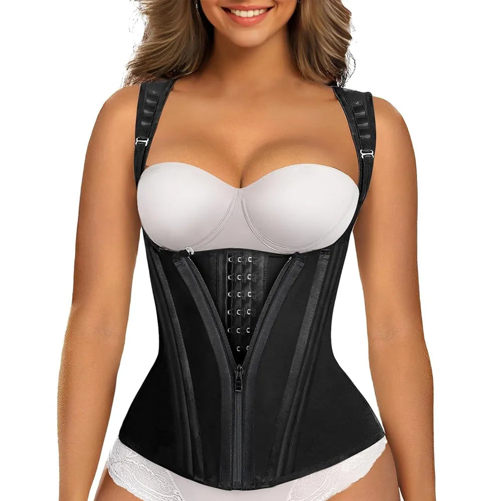Taillenkorsett – Waist Trainer für Damen mit Stahlstäben