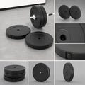 Hantelscheiben Set 30 kg – 2x 15 kg Zement, Kunststoffmantel, leise & langlebig | Thryvo Fitness