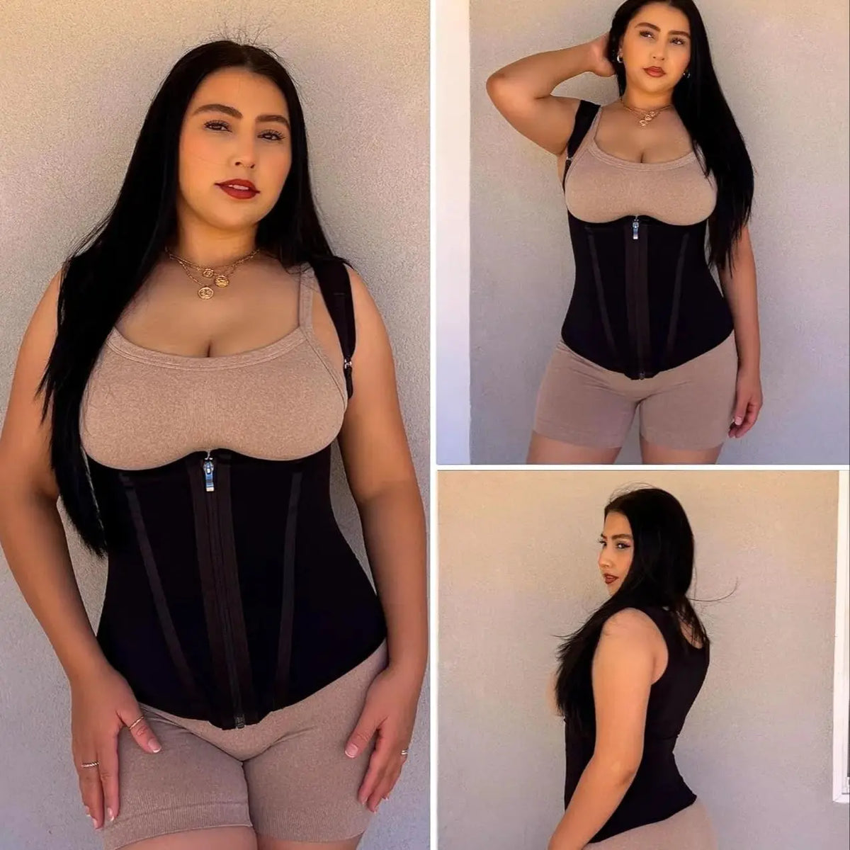 Taillenkorsett – Waist Trainer für Damen mit Stahlstäben