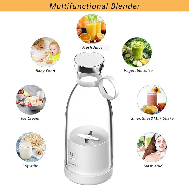 Tragbarer USB Mixer 40W – Elektrischer Smoothie Blender für Unterwegs & Travel | Thryvo Fitness