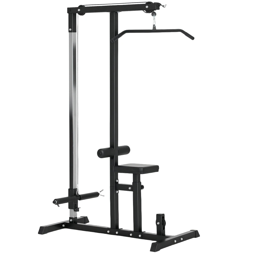 Multifunktionale Kraftstation mit Seilzug & verstellbarem Sitz – bis 60 kg | Thryvo Fitness