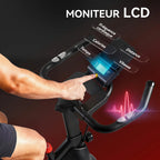 SPORTNOW Heimtrainer Bike – Magnetwiderstand, LCD, leise, bis 120 kg | Thryvo Fitness