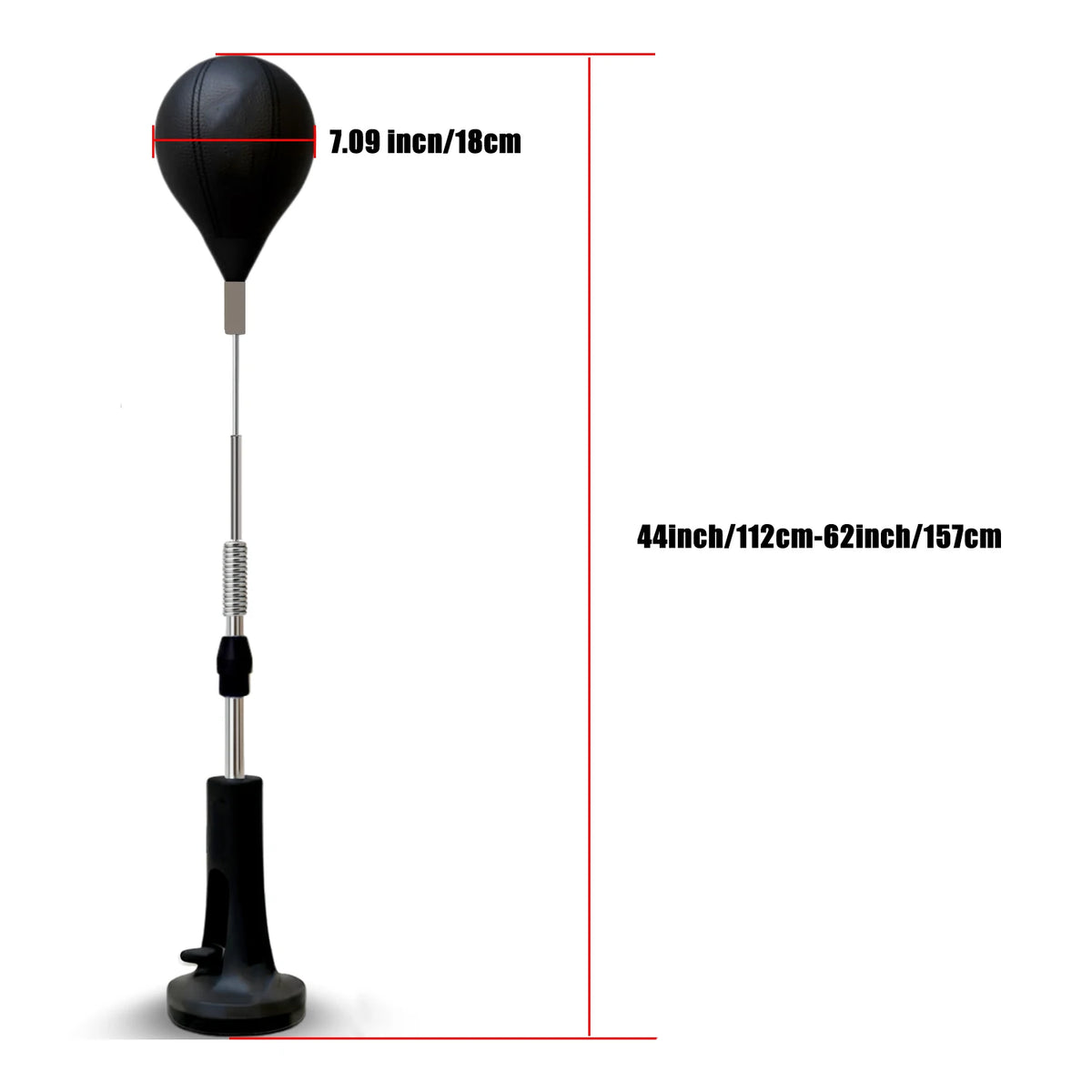 Cobra Boxsack Reflex Bag – Höhenverstellbarer Punching Bag für Boxing & Agility | Thryvo Fitness