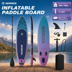 Aufblasbares SUP Board im Farbverlauf-Design 305×76×15 cm – für Frauen & Anfänger, Yoga & Fitness | Thryvo Fitness