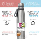 Edelstahl Thermoskanne 850–1500 ml – 316 Lebensmittelstahl, Vakuumisoliert für Outdoor, Camping & Reisen | Thryvo Fitness