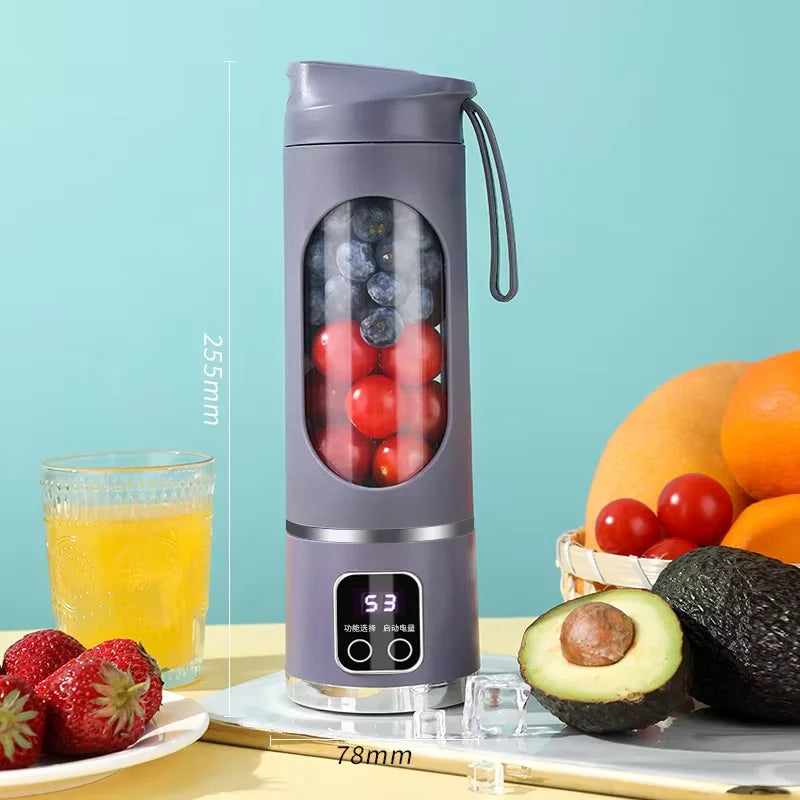 Mini Mixer USB – Tragbarer Smoothie Blender für Saft, Shakes & Protein Drinks | Thryvo Fitness