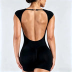 Damen Gym Jumpsuit – Nahtloser Rückenfreier Einteiler für Yoga, Fitness & Sport | Thryvo Fitness