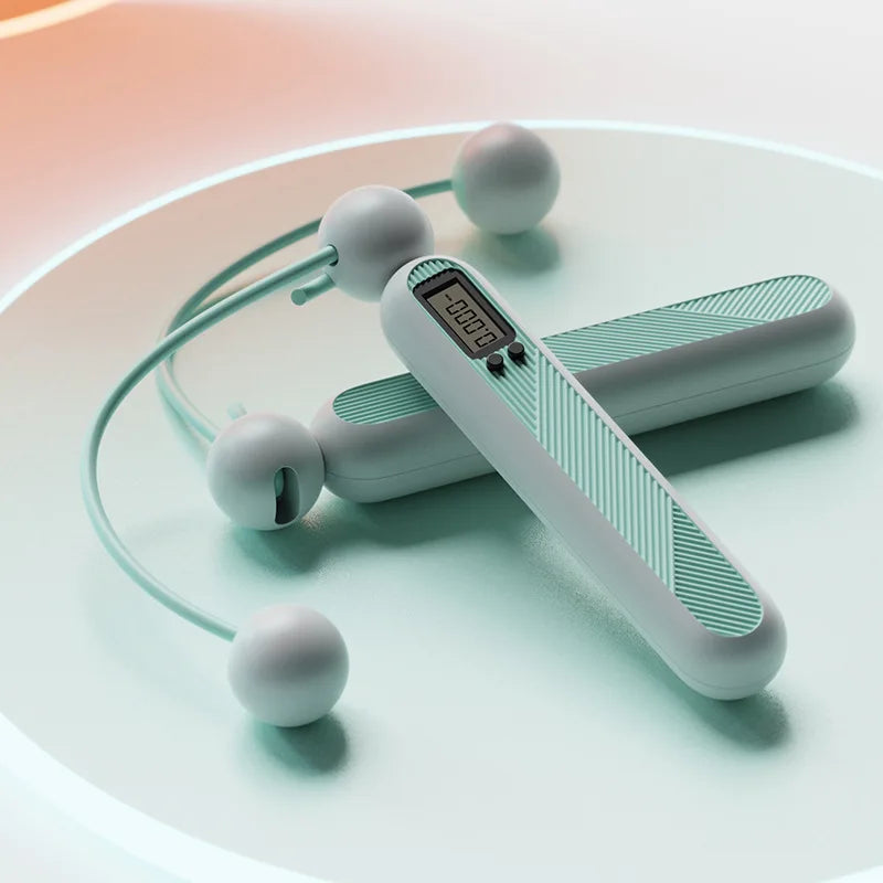 Kabelloses Sprungseil mit elektronischem Zähler – Cordless Skipping Rope für Cardio & Fitness | Thryvo Fitness