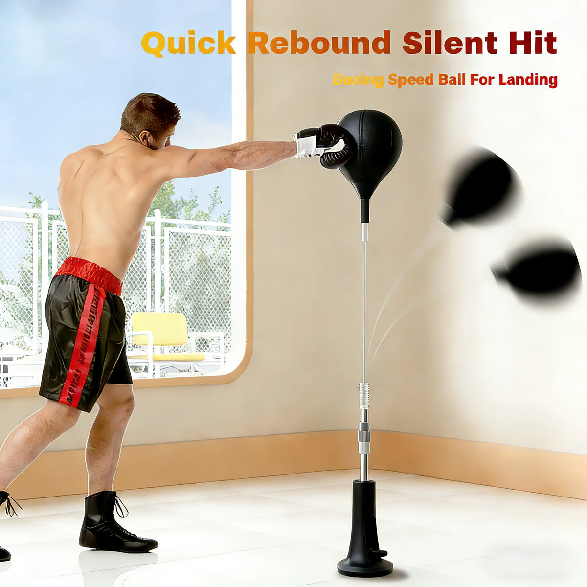 Cobra Boxsack Reflex Bag – Höhenverstellbarer Punching Bag für Boxing & Agility | Thryvo Fitness
