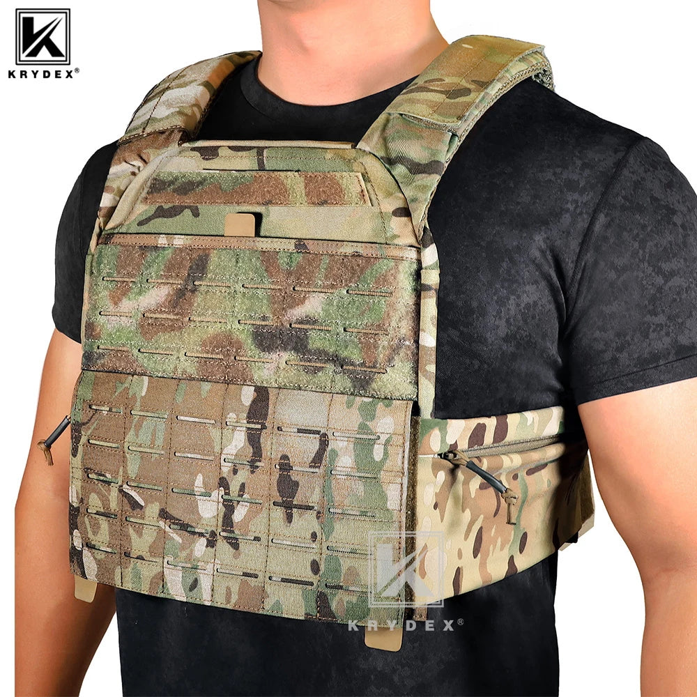 Gewichtsweste KRYDEX Tactical – bis 30 kg, MOLLE, 500D Nylon, 4 Farben | Thryvo Fitness