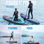 WNOVA W025 Ultraleichtes Aufblasbares SUP Board 350×86×15 cm – Yoga, Angeln, Reisen | Thryvo Fitness