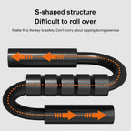 S-Type Push Up Support Anti-Skid Foam Handle Thickened Steel Pipe Household Fitness Equipment Pectoral Muscle Training Equipment
