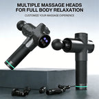 Tiefenmuskelmassagepistole – 30 Stufen, Touchscreen, 6 Aufsätze für Nacken, Rücken & Beine | Thryvo Fitness