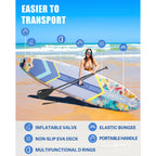 Myboat DIXERO Flower Aufblasbares SUP Board 335×84×15 cm – bis 170 kg, Blumen-Design | Thryvo Fitness