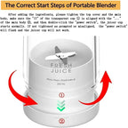 Tragbarer USB Mixer 40W – Elektrischer Smoothie Blender für Unterwegs & Travel | Thryvo Fitness