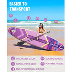 DIXERO Aufblasbares SUP Board 335×84×15 cm – bis 170 kg, All-Round, Komplett-Set | Thryvo Fitness