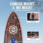 WNOVA W025 Ultraleichtes Aufblasbares SUP Board 350×86×15 cm – Yoga, Angeln, Reisen | Thryvo Fitness