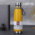 Edelstahl Thermoskanne 850–1500 ml – 316 Lebensmittelstahl, Vakuumisoliert für Outdoor, Camping & Reisen | Thryvo Fitness