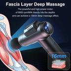 Elektrische Massagepistole mit Drucksensor – leise, 6h Akku, USB-C | Thryvo Fitness