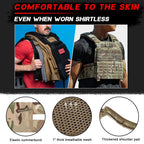Gewichtsweste KRYDEX Tactical – bis 30 kg, MOLLE, 500D Nylon, 4 Farben | Thryvo Fitness