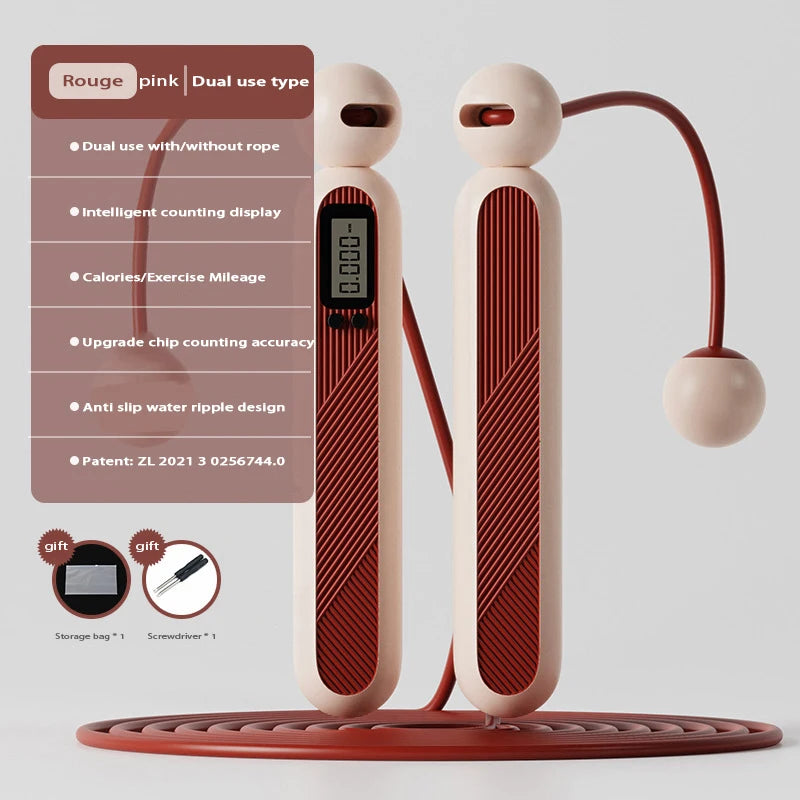 Kabelloses Sprungseil mit elektronischem Zähler – Cordless Skipping Rope für Cardio & Fitness | Thryvo Fitness