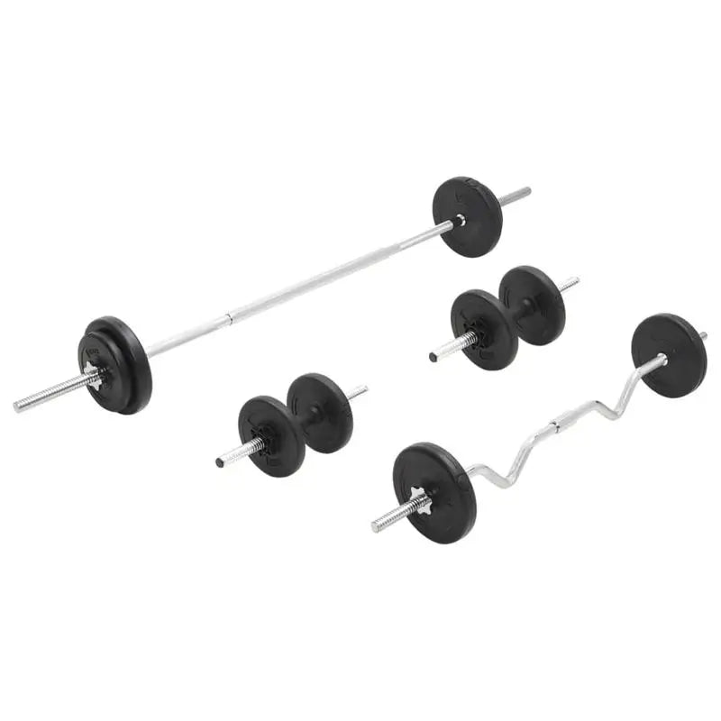 30kg Kurzhantel & Langhantel Set – Heimtraining Gewichte
