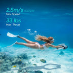 ASIWO Manta 2 Unterwasserscooter – 40m wasserdicht, 90 Min Laufzeit, für Kinder & Erwachsene | Thryvo Fitness