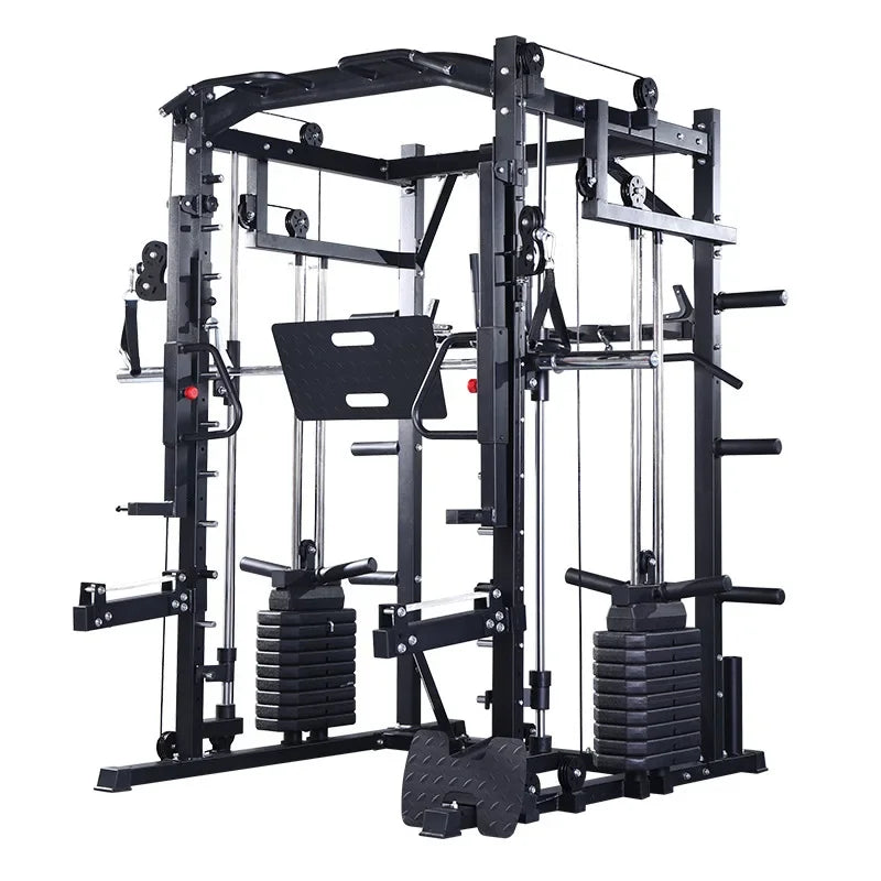 Multifunktionale Smith Machine – Power Cage für kommerzielles & Home Gym | Thryvo Fitness