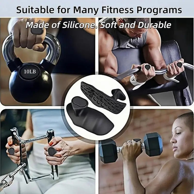 Fitness Griffpads Silikon – Rutschfeste Handflächenschutz für Gewichtheben & Gym | Thryvo Fitness