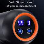 Faszienpistole 99 Stufen – 8 Aufsätze, LED-Display, 6.800 rpm, Type-C | Thryvo Fitness