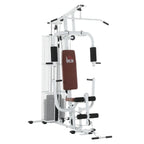 Multigym Kraftstation mit Gewichten, Klimmzug & Beintrainer – 150×110×210 cm | Thryvo Fitness