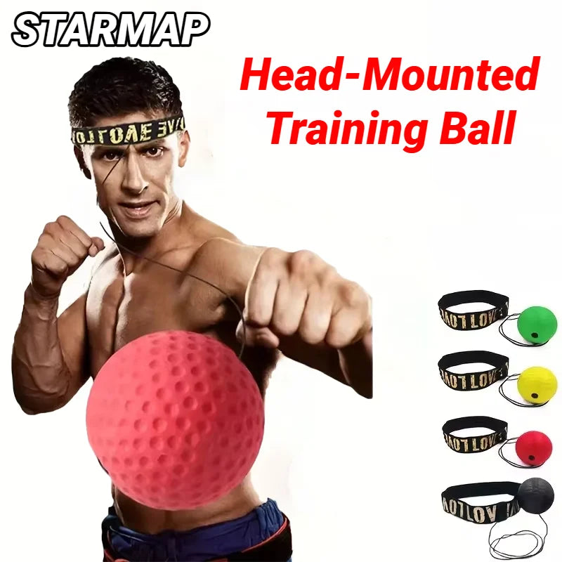 Boxing Reaktionsball mit Kopfband – Reflex Speed Ball für MMA, Muay Thai & Koordination | Thryvo Fitness